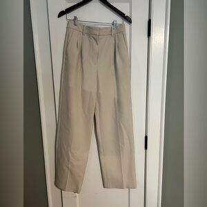Aditi is Effortless Pant- crepette in color Birch